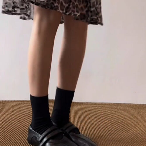 Alternative view of Steporae Velcro Cute Wide Toe Box Mary Jane Flats For Girls