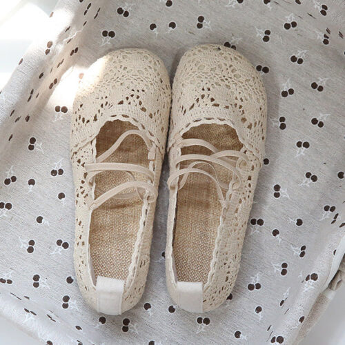 Alternative view of Front Strappy Soft Bottom Lace Flats