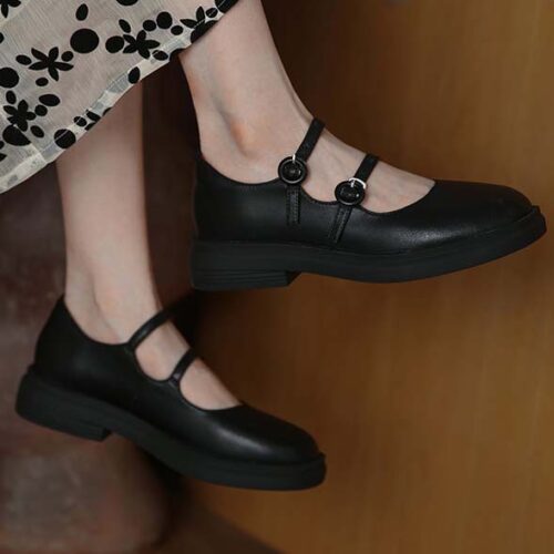 Alternative view of Handmade Vintage 2 Straps Mary Jane Shoes