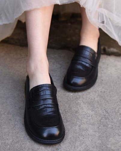Alternative view of Handmade Vintage Comfortable Slip-on Loafers