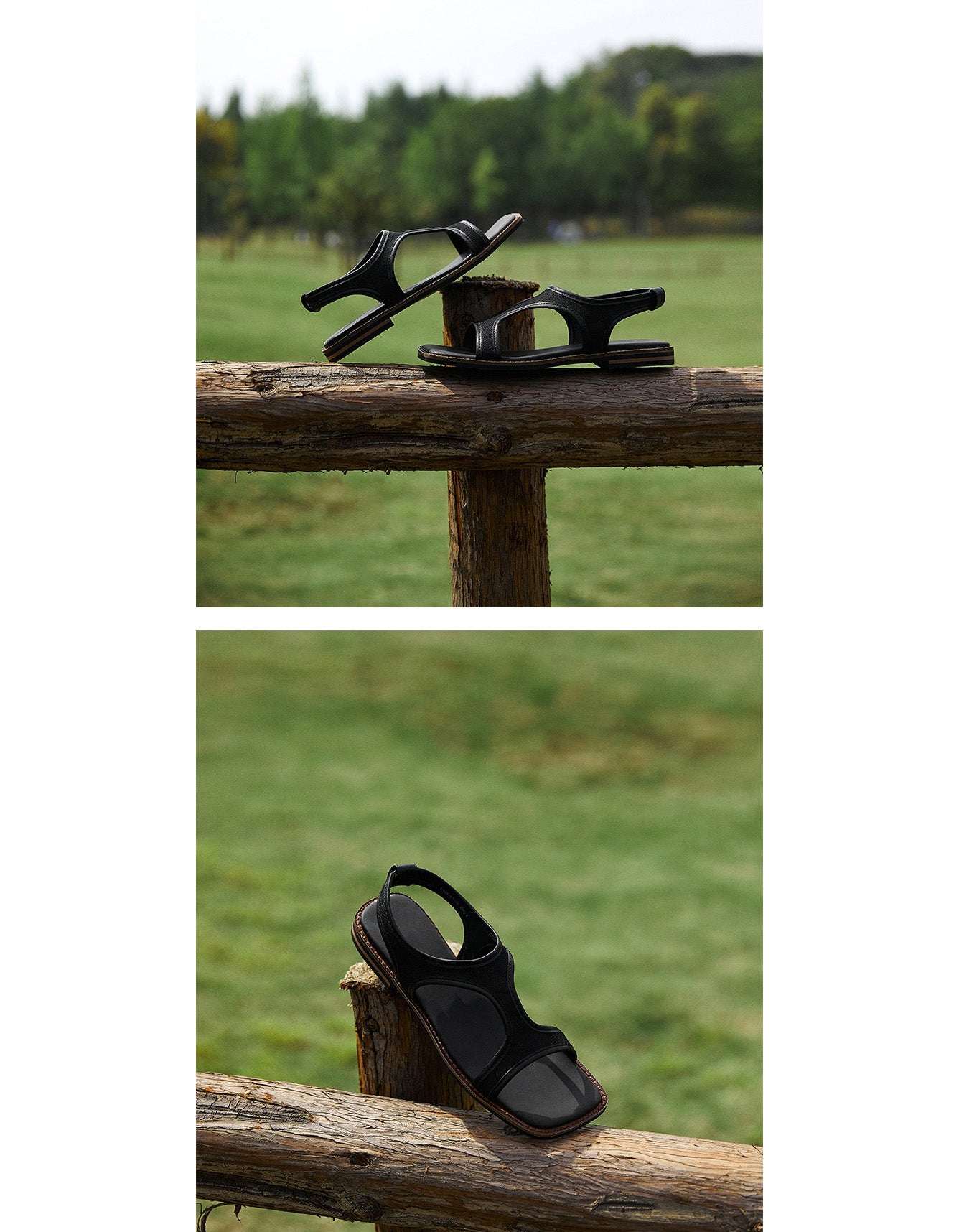 Leather Flat Summer Dress Sandals Slingback - Image 7