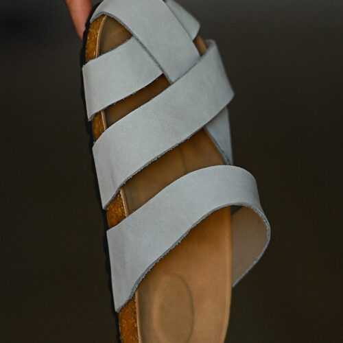 Alternative view of Summer Comfortable Leather Strappy Clogs Slippers